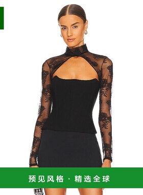 1h可退 香港直邮Fleur Du Mal 女士 花朵蕾丝短外套 TP0492