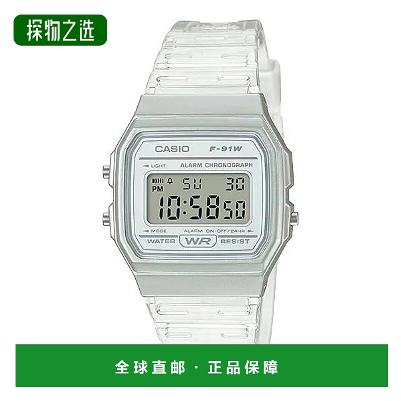 香港直邮CASIO 卡西欧男女时尚手表 F-91WS