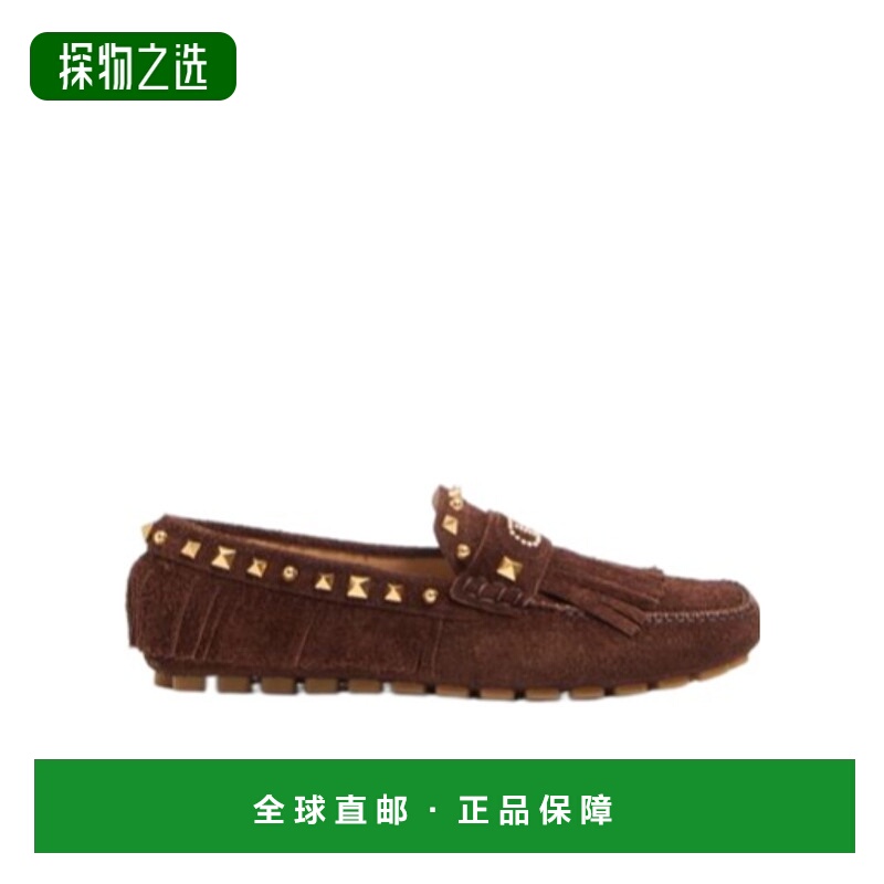 香港直邮Valentino 圆头乐福鞋 YS0J98UVV华伦天奴一脚蹬