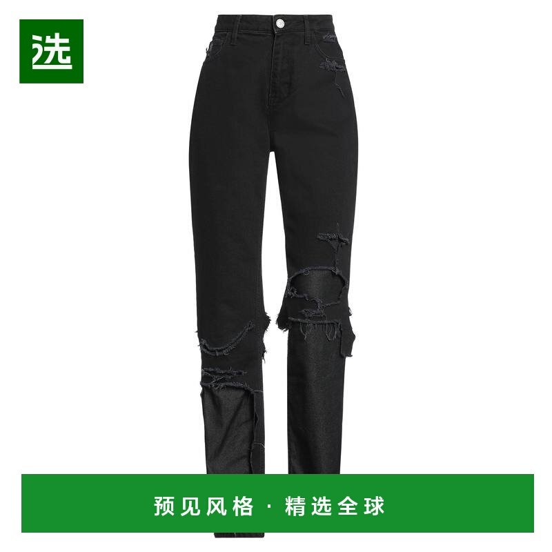 1h可退 香港直邮Raf Simons 拉夫·西蒙 女士 牛仔长裤 black黑色,女装/女士精品,牛仔裤,淘宝优惠券,粉丝福利购,淘宝优惠卷