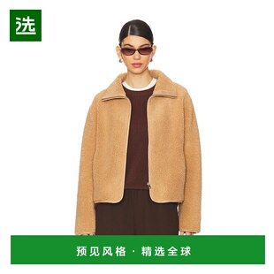 1h可退 香港直邮Velvet 女士 Reba 毛毛夹克 REBA06 brown棕色 舒