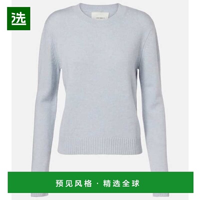 1h可退 香港直邮LISA YANG 女士 Mable 羊绒毛衣 blue蓝色 舒适时
