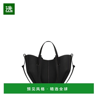 欧洲直邮POLENE Cyme Mini女士黑色小牛皮手提包斜挎包单肩包