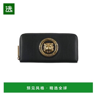 1h可退 香港直邮Just Cavalli 就是卡沃利 女士 钱包 black黑色