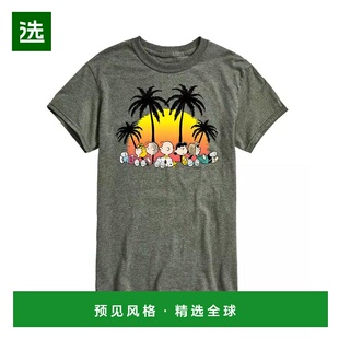【美国直邮】AIRWAVES|Hybrid Apparel Peanuts 夏季男式短袖 T