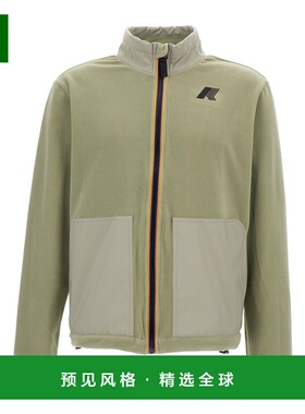 香港直邮K-WAY 男士户外冲锋衣 K7142IW633 AW2025 军绿色 拉链长