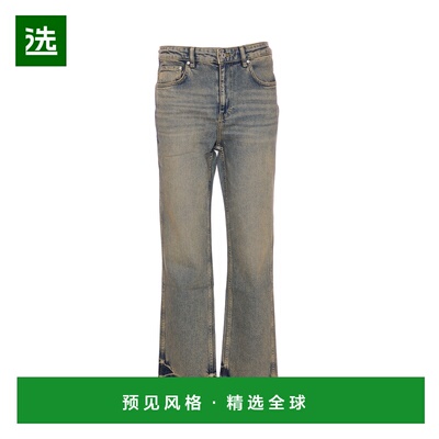 香港直邮Represent 男士牛仔裤 MLM10033507 AW2025 蓝色