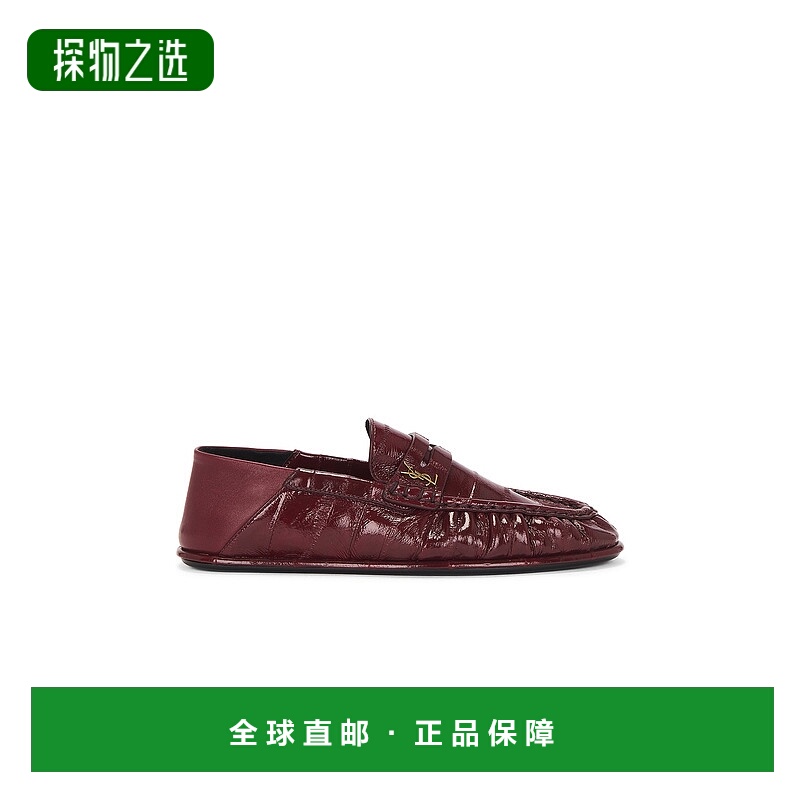 1h可退 香港直邮Saint Laurent 圣罗兰 女士 Le Loafer 便士拖鞋