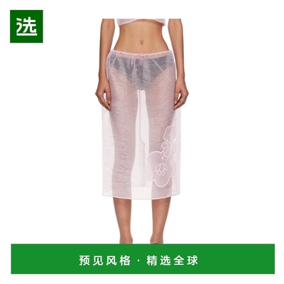 香港直邮CECILIE BAHNSEN 女士短裤 225RTW17004BAMBISKIRTBLUSHP