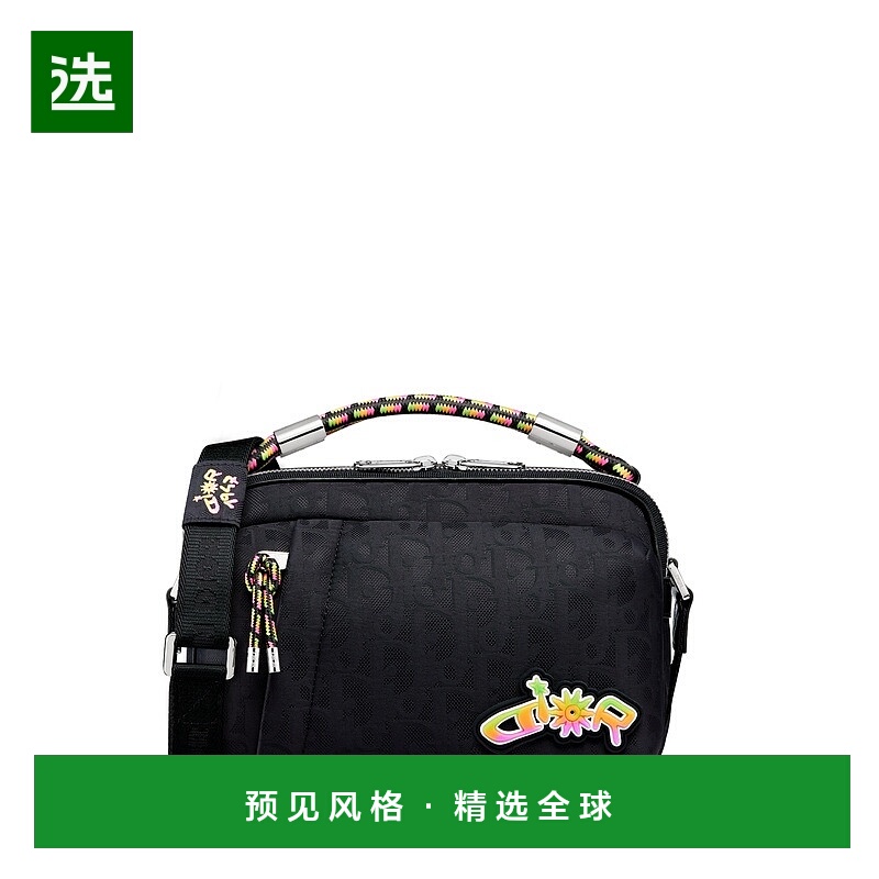 欧洲直邮Dior/迪奥 男士 LEWIS HAMILTON 拉链手提包信使包斜挎包