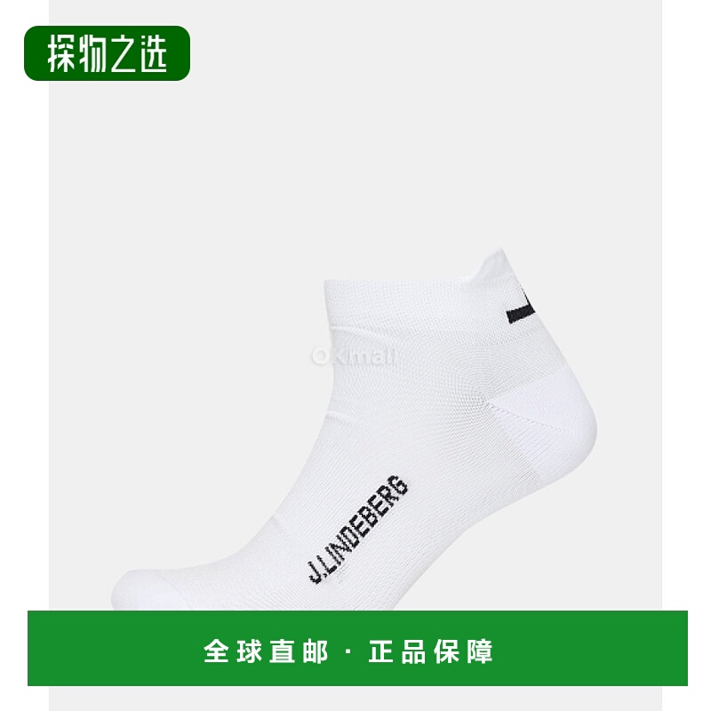 韩国直邮J.Lindeberg金·林德伯格中筒袜男女同款白色短款贴身