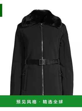 1h可退 【美国直邮】Fusalp|Clea 人造毛皮饰边夹克