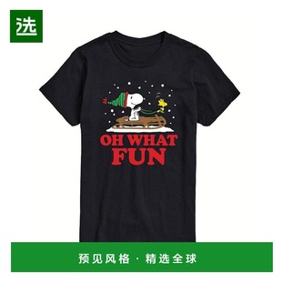 1h可退 【美国直邮】AIRWAVES|男士 Peanuts Oh What Fun 短袖 T