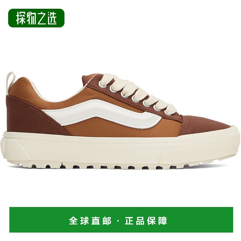 1h可退 香港直邮Vans 范斯 男士 棕色 Knu Skool Mte-1 运动鞋 VN