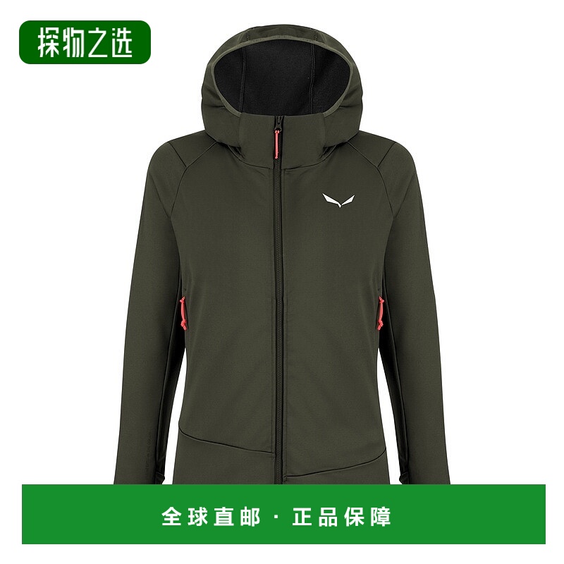 欧洲直邮Salewa沙乐华 Puez Polarlite 女士拉链连帽衫运动