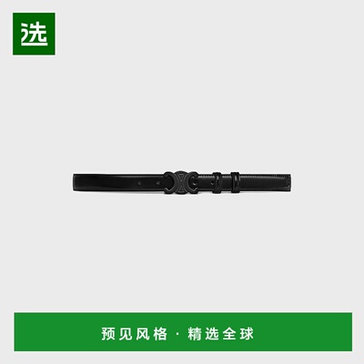 欧洲直邮CELINETriomphe 腰带中号 Taurillon 型号皮带