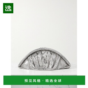 1h可退 香港直邮Rabanne 女士 Mesh Evening 手拿包 25PSS0497MET