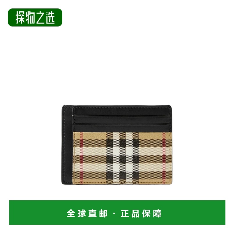 香港直邮Burberry Check Clip 卡包 81131691