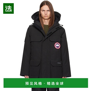 1h可退 香港直邮Canada Goose 加拿大鹅 男士 黑色 Expedition 羽