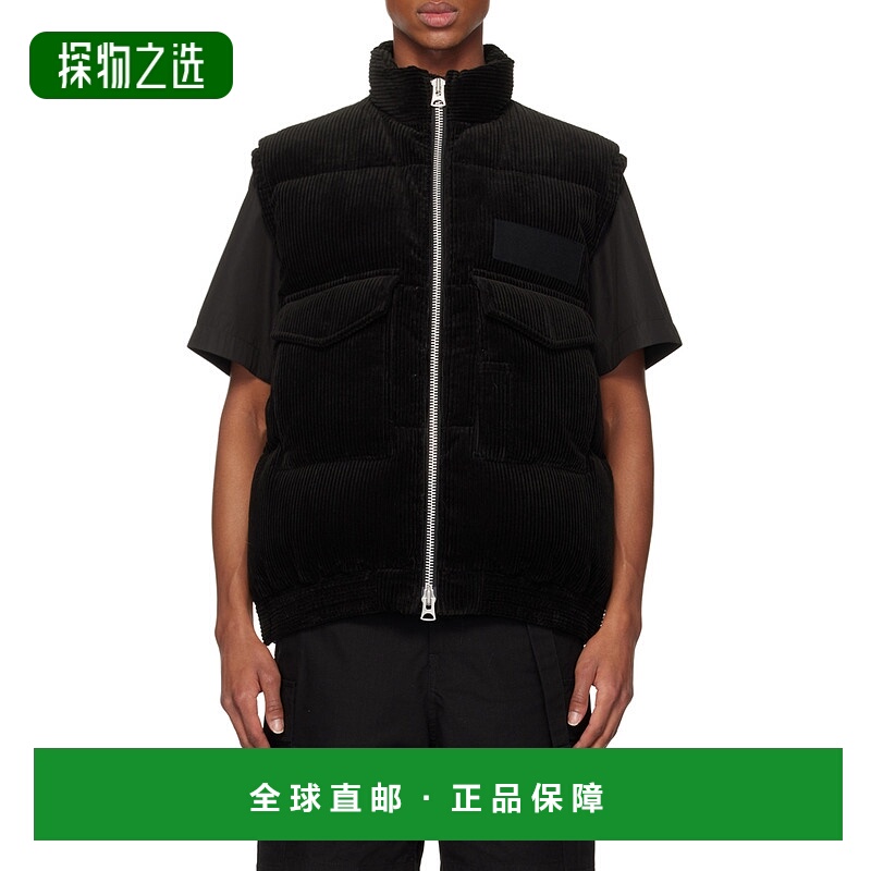 香港直邮Sacai 拉链羽绒马甲 2403488M高端正品休闲时尚流行潮牌