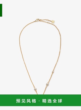 1h可退 欧洲直邮FENDI（2025 年产品）Fendi Forever 项链 - 金色