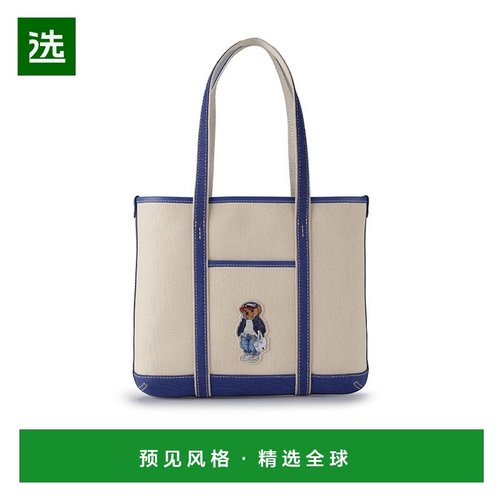 1h可退 香港直邮Polo Ralph Lauren Polo 小熊图案购物袋 428P054
