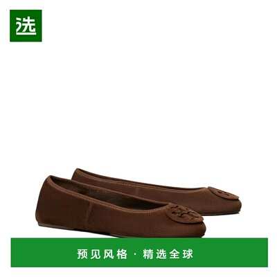 香港直邮Tory Burch 托里·伯奇 女士 MINNIE BALLERIAS 旅行鞋靴