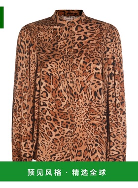 1h可退 香港直邮twin set 女士 豹纹长袖衬衫 252TP2476S20817