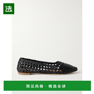 编织皮质芭蕾舞鞋 1h可退 Nell 女士 F25R3006BT00 香港直邮Staud