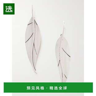1h可退 香港直邮Sophie Buhai 女士 叶子银色耳环 FW15E01SSSterl