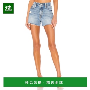1h可退 香港直邮mother 女士 Tomcat Kick 磨损短裤 4332259
