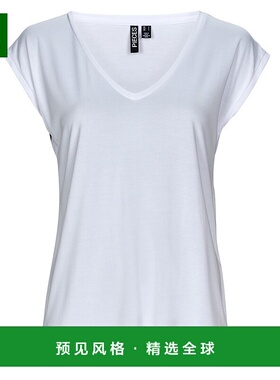 欧洲直邮Pieces 女士 PCKAMALA TEE 短袖T恤 白色