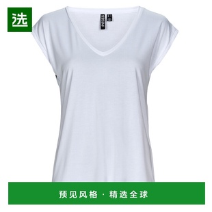 女士 T恤 PCKAMALA 短袖 白色 TEE 欧洲直邮Pieces
