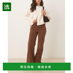 1h可退 香港直邮Free People 自由人 女士 glow up 仿绒面革喇叭