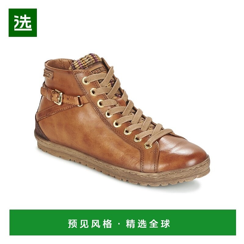 欧洲直邮Pikolinos 派高雁 女士 高帮板鞋 LAGOS 901厚底女鞋