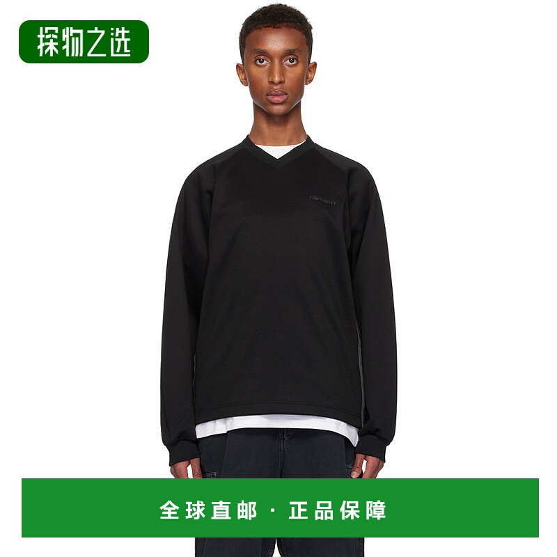 1h可退 香港直邮CARHARTT WIP 男士 黑色 Bolan V-Neck 套头衫 I0
