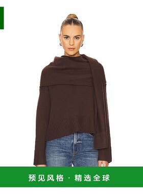 1h可退 香港直邮Simkhai 女士 Elson 围巾领毛衣 5252181K针织