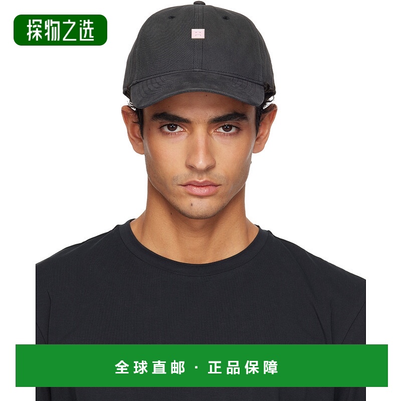 香港直邮Acne Studios 艾克妮 男士 黑色 Stud 棒球帽 C40418