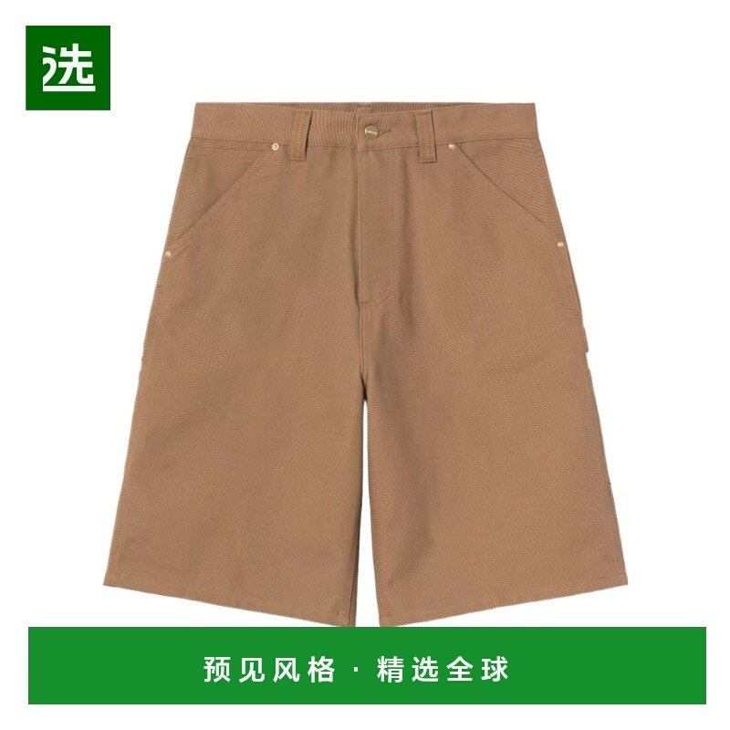 香港直邮CARHARTT WIP 男士短裤 I036308HZ01 SS2026 棕色 OG 单,男装,休闲裤,淘宝优惠券,粉丝福利购,淘宝优惠卷