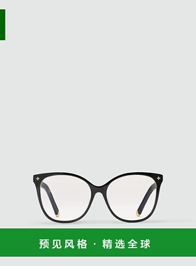 1h可退 欧洲直邮LV/路易威登 女士黑色醋酸纤维太阳镜正品舒适百