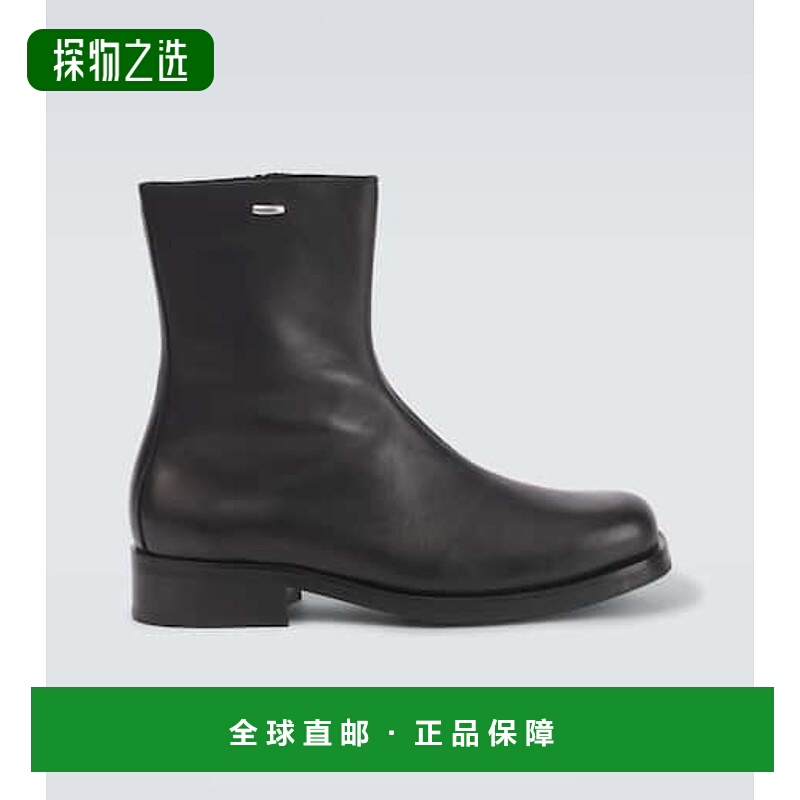 香港直邮Our Legacy 男士 Camion 皮质切尔西靴男靴 004103