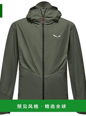 香港直邮SALEWA 男士户外冲锋衣 29164VERDE CO 军绿色 GIACCA UO