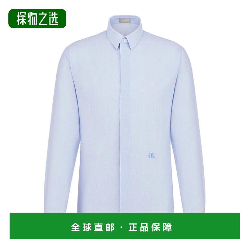香港直邮Dior CD 图标刺绣衬衫 113C523A6394