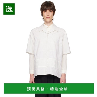 1h可退 香港直邮Craig Green 男士 灰白色 Barrel 衬衫 CGSS24CWO