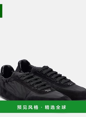 香港直邮Prada 普拉达 女士 Collapse Re-Nylon 山羊皮边运动鞋