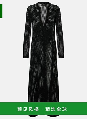 1h可退 香港直邮NILI LOTAN 女士 Zera 洞洞针织棉质长款连衣裙