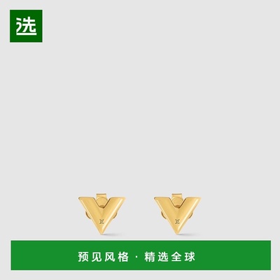 1h可退 欧洲直邮LV/路易威登 女士金色金属耳钉新款配饰