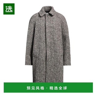 1h可退 【美国直邮】SANDRO 男装毛呢大衣 经典单排扣 100 初榨羊