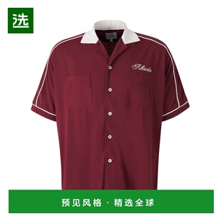 香港直邮RHUDE 男士衬衫 RHPF24SR013070482 AW2024 红色 短袖衬