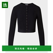 美国直邮 针织开衫 Akris 1h可退 punto 女士修身 金色纽扣 柔